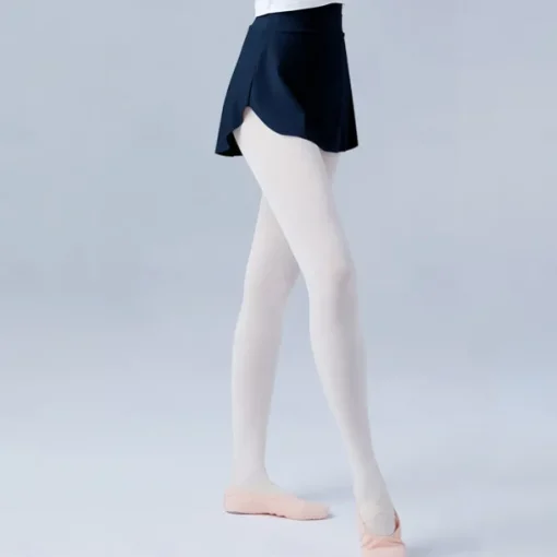 Ballet Activewear Skirts Pure Color Splicing Women's Performance Training High Nylon