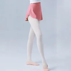 Ballet Activewear Skirts Pure Color Splicing Women's Performance Training High Nylon