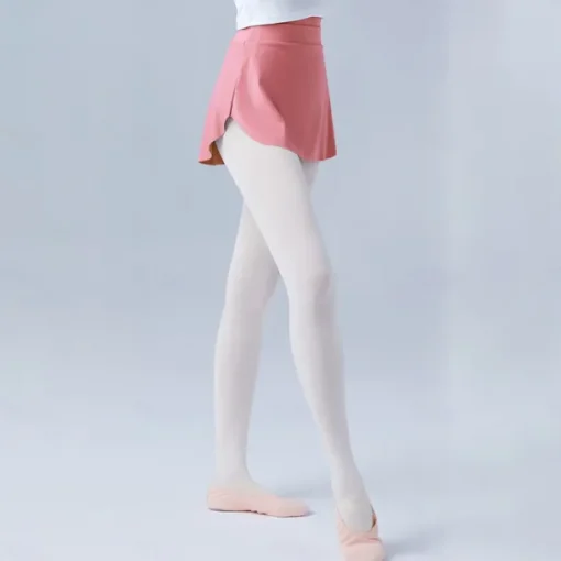Ballet Activewear Skirts Pure Color Splicing Women's Performance Training High Nylon