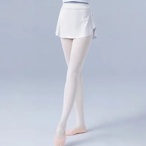 Ballet Activewear Skirts Pure Color Splicing Women's Performance Training High Nylon