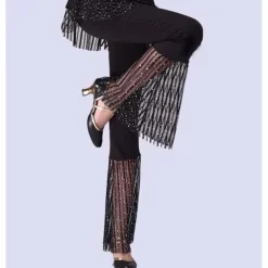 Ballroom Dance Pants Solid Tulle Women's Training Performance High Tulle Terylene