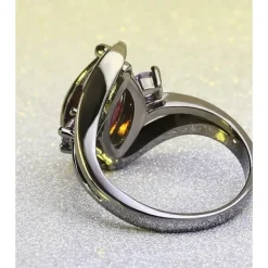 Band Ring Vintage Style Black Brass Rhinestone Eyes Evil Eye Ladies Unusual Unique Design 1pc 5 6 7 8 9 / Women's / Solitaire
