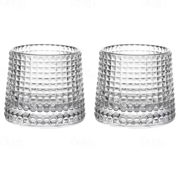 Bar Rotating Whiskey White Wine Gyro Cup Household Beer Red Wine Glass Shaker Tumbler Cup Whiskey Ice Cube Ice Maker