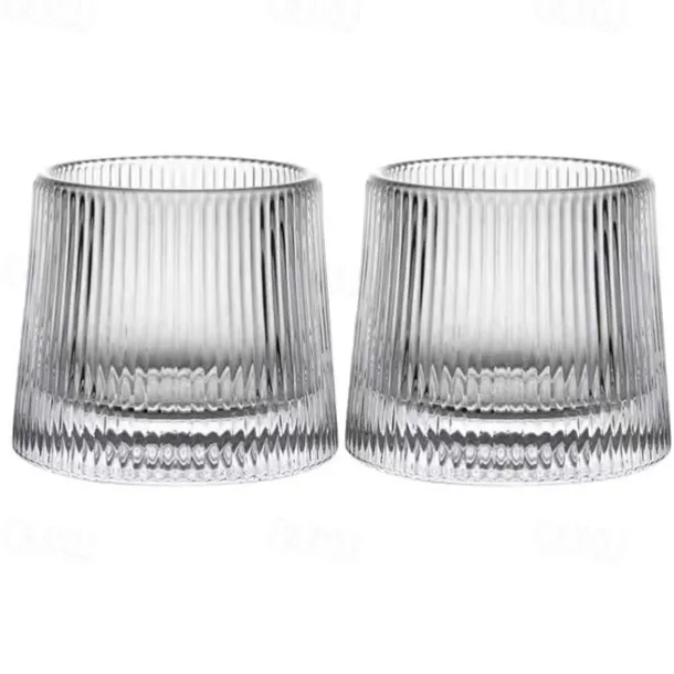 Bar Rotating Whiskey White Wine Gyro Cup Household Beer Red Wine Glass Shaker Tumbler Cup Whiskey Ice Cube Ice Maker