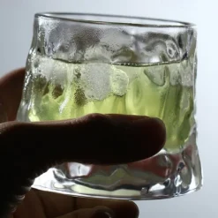 Bar Rotating Whiskey White Wine Gyro Cup Household Beer Red Wine Glass Shaker Tumbler Cup Whiskey Ice Cube Ice Maker