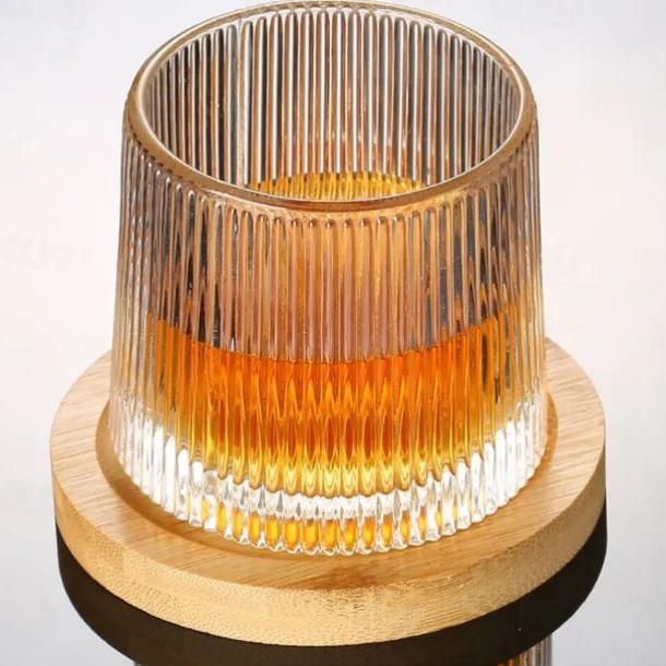 Bar Rotating Whiskey White Wine Gyro Cup Household Beer Red Wine Glass Shaker Tumbler Cup Whiskey Ice Cube Ice Maker