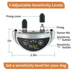 Bark Collar for Dogs Automatic Barking Collars 2 Pack Anti Barking Shock Collar No Bark Collars for Small Medium Large Dogs with Beep & Shock IP67 Waterproof