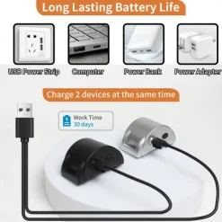 Bark Collar for Dogs Automatic Barking Collars 2 Pack Anti Barking Shock Collar No Bark Collars for Small Medium Large Dogs with Beep & Shock IP67 Waterproof