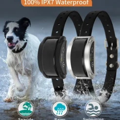 Bark Collar for Dogs Automatic Barking Collars 2 Pack Anti Barking Shock Collar No Bark Collars for Small Medium Large Dogs with Beep & Shock IP67 Waterproof