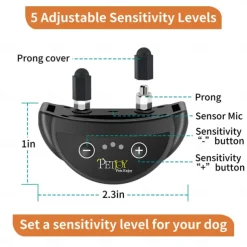 Bark Collar for Dogs Automatic Barking Collars 2 Pack Anti Barking Collar No Bark Collars for Small Medium Large Dogs with Beep IP67 Waterproof