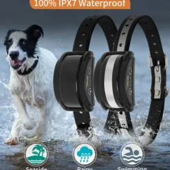 Bark Collar for Dogs Automatic Barking Collars 2 Pack Anti Barking Collar No Bark Collars for Small Medium Large Dogs with Beep IP67 Waterproof