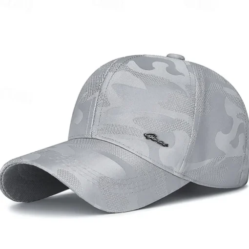 Baseball Cap Sun Hat Visor Camouflage Pattern Sunscreen Breathable Summer Mesh Men's Fishing Activity