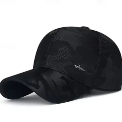 Baseball Cap Sun Hat Visor Camouflage Pattern Sunscreen Breathable Summer Mesh Men's Fishing Activity