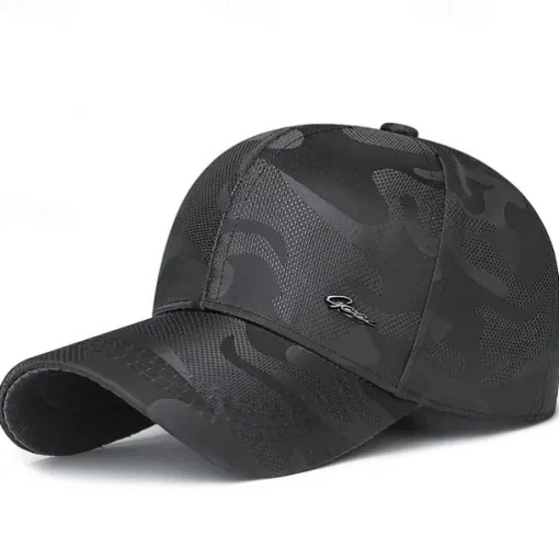 Baseball Cap Sun Hat Visor Camouflage Pattern Sunscreen Breathable Summer Mesh Men's Fishing Activity