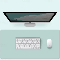 Basic Mouse Pad 35.4*17.7*0.08 inch Non-Slip Waterproof Leather Mousepad for Computers Laptop PC Office Home Gaming