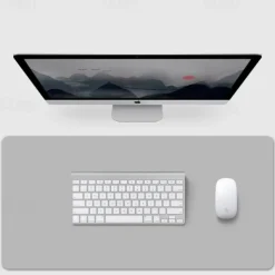 Basic Mouse Pad 35.4*17.7*0.08 inch Non-Slip Waterproof Leather Mousepad for Computers Laptop PC Office Home Gaming