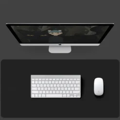 Basic Mouse Pad 35.4*17.7*0.08 inch Non-Slip Waterproof Leather Mousepad for Computers Laptop PC Office Home Gaming