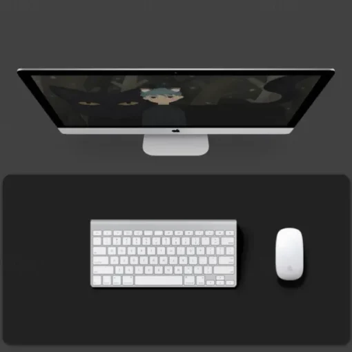 Basic Mouse Pad 35.4*17.7*0.08 inch Non-Slip Waterproof Leather Mousepad for Computers Laptop PC Office Home Gaming