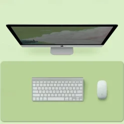 Basic Mouse Pad 35.4*17.7*0.08 inch Non-Slip Waterproof Leather Mousepad for Computers Laptop PC Office Home Gaming