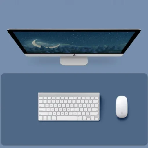 Basic Mouse Pad 35.4*17.7*0.08 inch Non-Slip Waterproof Leather Mousepad for Computers Laptop PC Office Home Gaming
