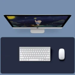 Basic Mouse Pad 35.4*17.7*0.08 inch Non-Slip Waterproof Leather Mousepad for Computers Laptop PC Office Home Gaming
