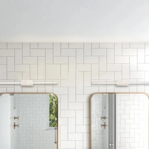 Bath Mirror Lamps LED Mirror Front Light 24" IP20 7W Bathroom Mirror Headlights, Led Mirror Light Waterproof Fog Dressing Light Wall Lighting White Light 110-240V