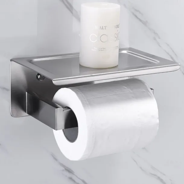 Bathroom Accessory Set / Towel Bar / Toilet Paper Holder New Design / Creative / Multifunction Contemporary / Traditional Stainless Steel + A Grade ABS / Stainless Steel / Metal 4pcs - Bathroom Wall