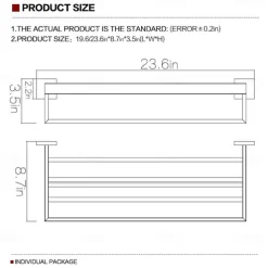 Bathroom Accessory Set / Towel Bar / Toilet Paper Holder New Design / Creative / Multifunction Contemporary / Traditional Stainless Steel + A Grade ABS / Stainless Steel / Metal 4pcs - Bathroom Wall
