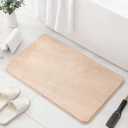 Bathroom Bath Mat Non-slip, Extra Soft and Absorbent Bath Rugs, Washable Non-Slip Carpet Mat for Bathroom Floor, Tub, Shower Room