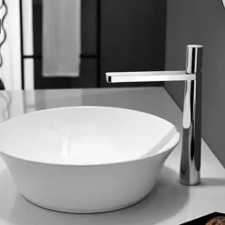 Bathroom Sink Faucet - Classic Electroplated Mount Outside Single Handle One HoleBath Taps