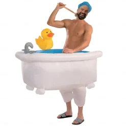 Bathtub Halloween Inflatable Costume Carnival Costume Funny Costume Adults' Men's Women's Carnival Masquerade Performance Party / Evening Easy Halloween Costumes Dress Up