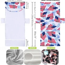 Beach Chair Cover Ultra-Fine Fiber Beach Chair Cover 3D Digital Printing National Flag Style
