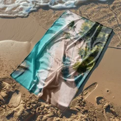 Beach Towel Comfy Blankets Love Sea Series Bath Towel Large 3D Print Pattern Towel Bath Towel Beach Sheet Blanket Classic 100% Micro Fiber