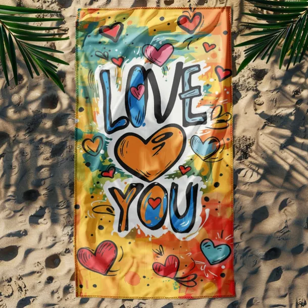 Beach Towel LGBT Love Series Large 3D Print Sea Pattern Towel Bath Towel Beach Sheet Blanket Classic 100% Micro Fiber Comfy Blankets