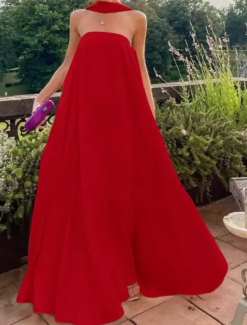 Beach Wedding A-Line Evening Gown Fairy Dress Formal Wedding Guest Floor Length Sleeveless Strapless Stretch Chiffon with Pleats Shawl