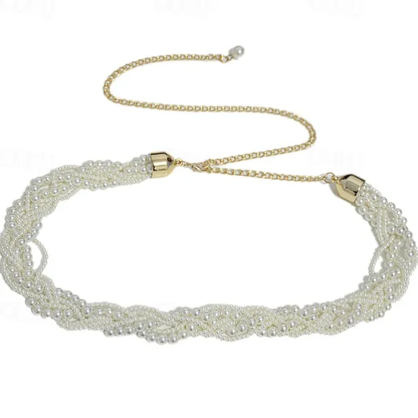 Beads Birthday / Party / Evening Sash With Imitation Pearl / Belt Women's Sashes