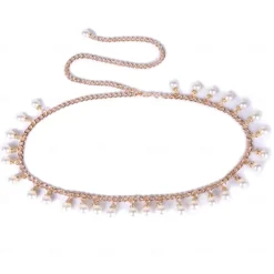 Beads Wedding / Party / Evening Sash With Pendant / Imitation Pearl / Belt Women's Sashes