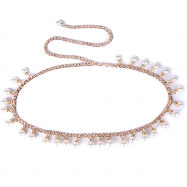 Beads Wedding / Party / Evening Sash With Pendant / Imitation Pearl / Belt Women's Sashes
