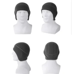 Beanie Hat Knit Beanie Sapphire Wine Red Solid Color Thermal Warm Fleece Lining Windproof Breathable