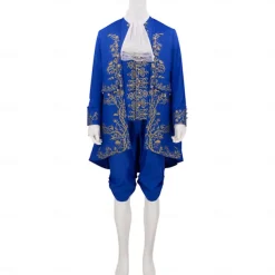 Beauty and the Beast Prince Adam Princess Belle Couples Carnival Costume Outfits Suits & Blazers Prom Dress Adults' Men's Women's Cosplay Performance Party Halloween Carnival Easy Carnival Costume