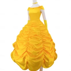 Beauty and the Beast Prince Adam Princess Belle Couples Carnival Costume Outfits Suits & Blazers Prom Dress Adults' Men's Women's Cosplay Performance Party Halloween Carnival Easy Carnival Costume