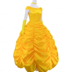 Beauty and the Beast Prince Adam Princess Belle Couples Carnival Costume Outfits Suits & Blazers Prom Dress Adults' Men's Women's Cosplay Performance Party Halloween Carnival Easy Carnival Costume