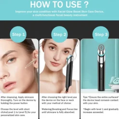 Beauty Equipment EMS Vibrating Anti Aging Facial Massager Skin Firming Face Beauty Facial Massager Therapy Wand