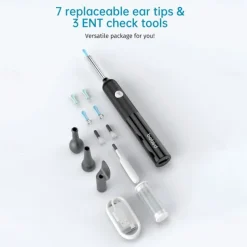 Bebird Ear Care Wax Removal Tool Camera Cleaning Kit- Wireless Cleaner Ear Cleaner with Camera
