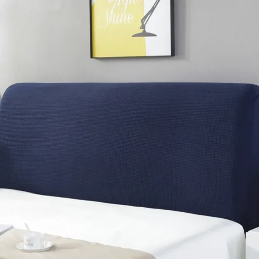 Bed Headboard Cover for Bedroom Decoration, Stretch Bed Headboard Slipcover Covers, Dust proof Protector Cover for Upholstered Headboard
