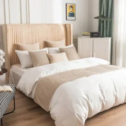 Bed Runner Bed Scarf, Velvet Decorative Bed Scarf for Home Hotel Bedspreads Scarves Protection Modern Solid Bed Runner for Foot of Bed Home Bedroom Bedding Decoration