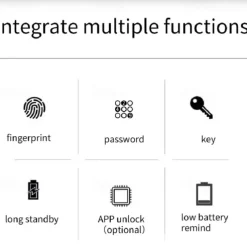 Bedroom Door Double Row Graffiti Smart Lock Home Indoor Wooden Door Fingerprint Lock Office Electronic Password Door Lock