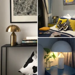 Bedside Lamp Modern Minimalist Metal Table Lamp Table Lamp Reading Lamp Living Room Bedroom Bedside Lamp Lighting E26/27 110-240V