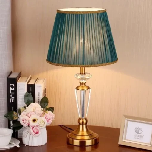 Bedside lamps Multi-shade / Ambient Lamps Crystal / Nordic Style For Living Room / Bedroom Metal Green