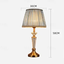 Bedside lamps Multi-shade / Ambient Lamps Crystal / Nordic Style For Living Room / Bedroom Metal Green